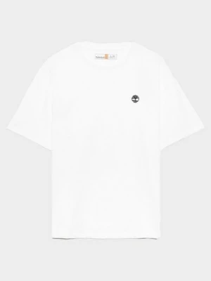 Timberland T-Shirt Small Chest Logo Tee White