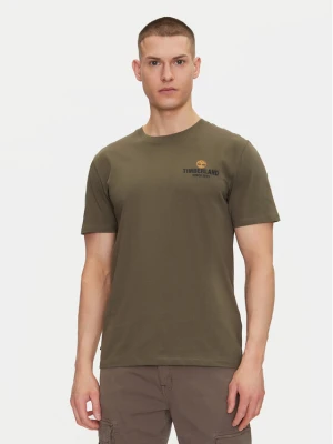 Timberland T-Shirt TB0A2G8S Zielony Regular Fit