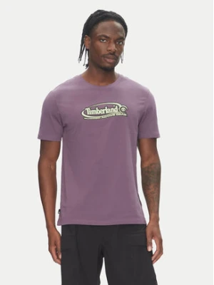 Timberland T-Shirt TB0A6DJY Fioletowy Regular Fit