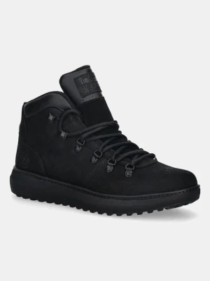 Timberland trapery nubukowe Hudson Road Mid Lc Waterproof męskie kolor czarny TB0A69RDW051