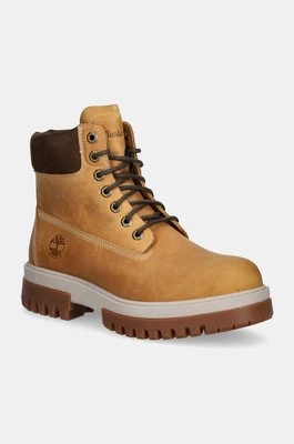 Timberland trapery skórzane Arbor Road męskie kolor brązowy TB1A5YKD2311