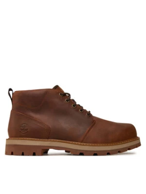 Timberland Trzewiki BRITTON ROAD MID CHUKKA WP TB0A69TWEM61 Brązowy