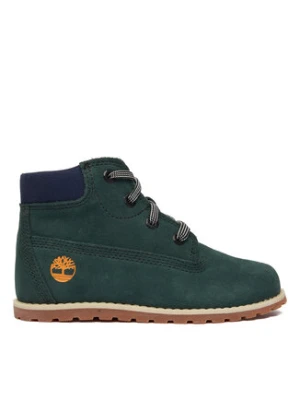 Timberland Trzewiki Pokey Pine Mid Lace Up TB0A292EEY01 Zielony