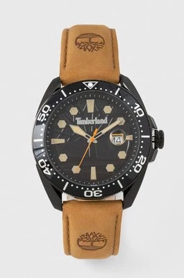 Timberland zegarek TBL.WGB2230601 męski kolor beżowy