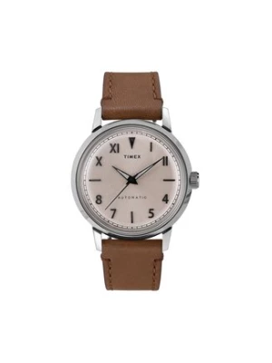 Timex Zegarek Automatic Brązowy
