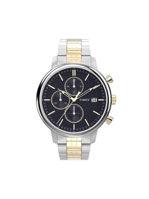 Timex Zegarek Chicago Chronograf TW2W13300 Srebrny
