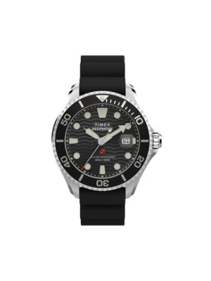 Timex Zegarek Deepwater Meridian TW2W81600 Srebrny
