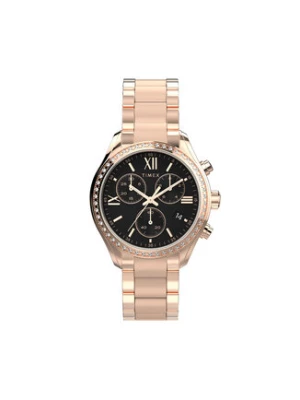 Timex Zegarek Dress Chronograph TW2W20100 Różowe złoto