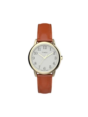 Timex Zegarek Easy Reader Classic TW2W32600 Brązowy