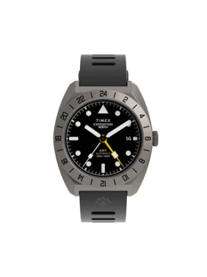 Timex Zegarek Expedition GMT Titanium Automatic TW2W53000 Czarny