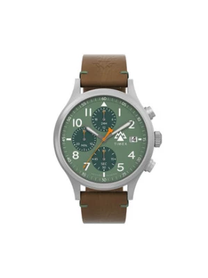 Timex Zegarek Expedition North Sierra Chrono TW2W16400 Brązowy