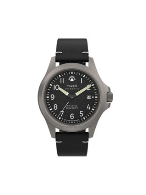 Timex Zegarek Expedition North Titanium Automatic TW2V54000 Czarny
