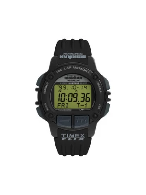 Timex Zegarek Ironman Flix 100 Lap TW5M63000 Czarny