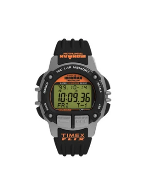 Timex Zegarek Ironman Flix 100 Lap TW5M63200 Czarny