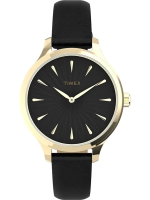 Timex Zegarek kwarcowy "Peyton" w kolorze czarno-złotym rozmiar: onesize