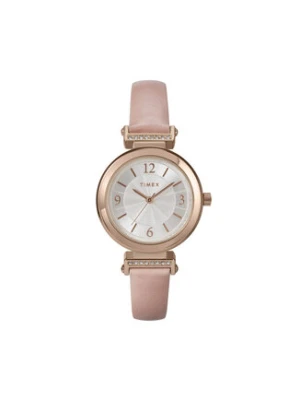 Timex Zegarek Main Street TW2W96300 Różowe złoto