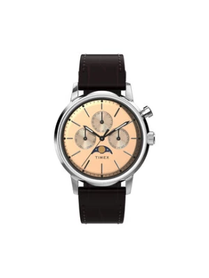 Timex Zegarek Marlin TW2W51100 Brązowy