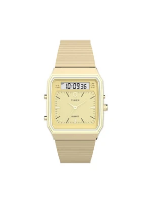 Timex Zegarek Q Timex® 1982 Chronograph TW2Y06000 Złoty