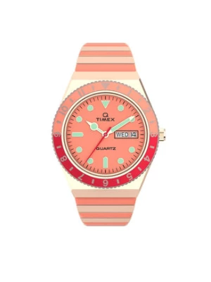 Timex Zegarek Q Timex Malibu TW2V38600 Różowy