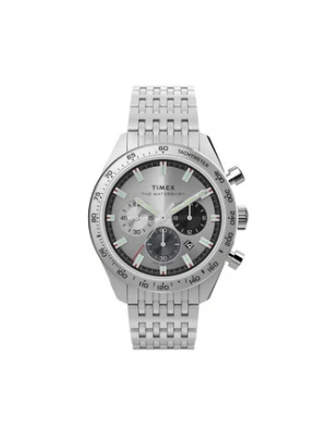 Timex Zegarek Waterbury TW2Y18700 Srebrny