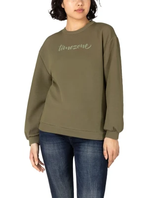 Timezone Bluza w kolorze khaki rozmiar: L