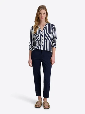 Timezone Bluzka "Henley" w kolorze granatowym rozmiar: XL