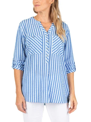 Timezone Bluzka w kolorze niebieskim rozmiar: S