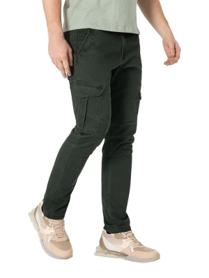 Timezone Bojówki "Niklas" - Regular fit - w kolorze zielonym rozmiar: W32/L34
