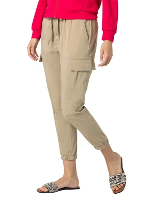 Timezone Bojówki "Rakima" w kolorze beżowym rozmiar: S