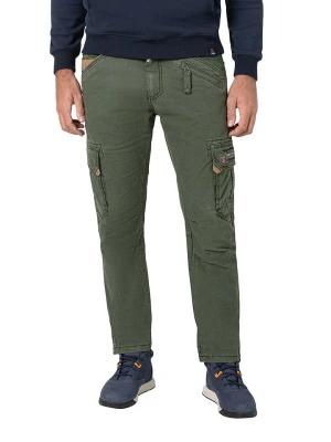 Timezone Bojówki "Roger" - Regular fit - w kolorze zielonym rozmiar: W38/L36