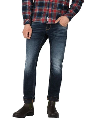 Timezone Dżinsy "Scott" - Slim fit - w kolorze granatowym rozmiar: W32/L32