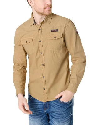 Timezone Koszula - Regular fit - w kolorze beżowym rozmiar: XL