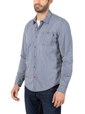 Timezone Koszula w kolorze niebiesko-białym rozmiar: S