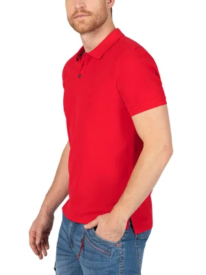 Timezone Koszulka polo w kolorze czerwonym rozmiar: L