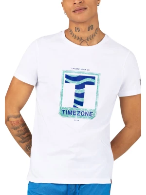 Timezone Koszulka w kolorze białym rozmiar: L