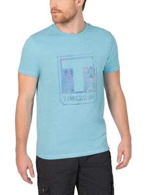 Timezone Koszulka w kolorze błękitnym rozmiar: S