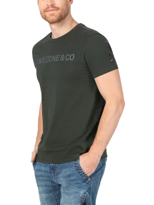 Timezone Koszulka w kolorze khaki rozmiar: M