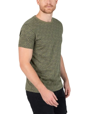 Timezone Koszulka w kolorze oliwkowo-granatowym rozmiar: M