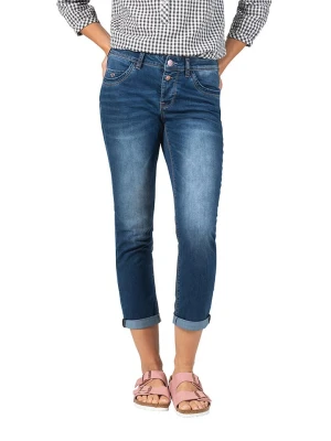 Timezone Rybaczki dżinsowe "Nali" - Regular fit - w kolorze niebieskim rozmiar: W24