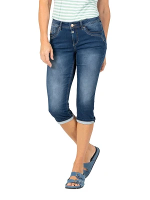 Timezone Rybaczki dżinsowe "Tali" - Slim fit - w kolorze granatowym rozmiar: W28