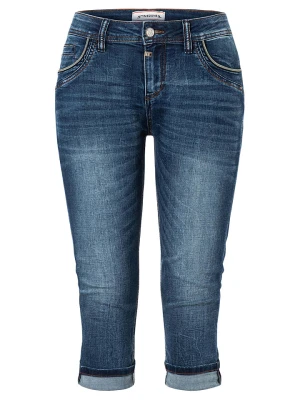 Timezone Rybaczki dżinsowe "Tali" - Slim fit - w kolorze granatowym rozmiar: W29
