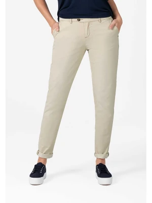 Timezone Spodnie chino "Dalia" w kolorze beżowym rozmiar: W29