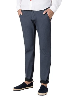 Timezone Spodnie chino "Janno" - Slim fit - w kolorze antracytowym rozmiar: W38/L34