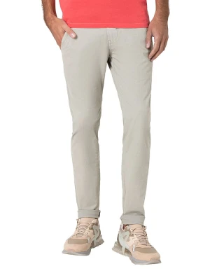 Timezone Spodnie chino "Janno" - Slim fit - w kolorze szarym rozmiar: W31/L34