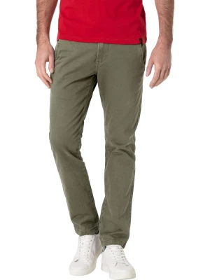 Timezone Spodnie chino "JannoTZ" w kolorze khaki rozmiar: W33/L34