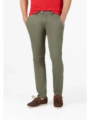 Timezone Spodnie chino "JannoTZ" w kolorze khaki rozmiar: W33/L36