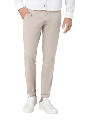 Timezone Spodnie chino "Lui" - Regular fit - w kolorze beżowym rozmiar: W34/L34