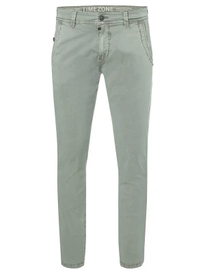 Timezone Spodnie chino "Lui" - Regular fit - w kolorze miętowym rozmiar: W38/L34