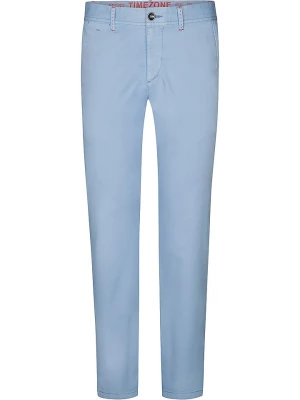 Timezone Spodnie chino "Spencer" w kolorze błękitnym rozmiar: W38