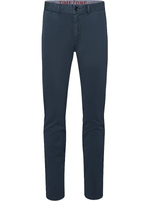 Timezone Spodnie chino "Spencer" w kolorze granatowym rozmiar: W28